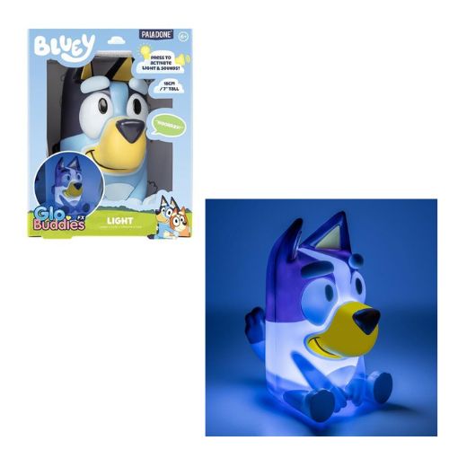 PALADONE – BLUEY – Lampada GLO Buddies cm – c/suono (In box x cm)…x6…x12